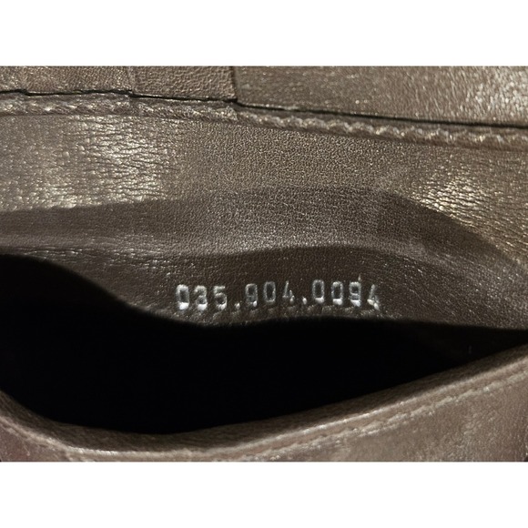 Gucci‎ Wallet Bifold Snap Closure Vintage Stripe Accent Made in Italy - Picture 4 of 16